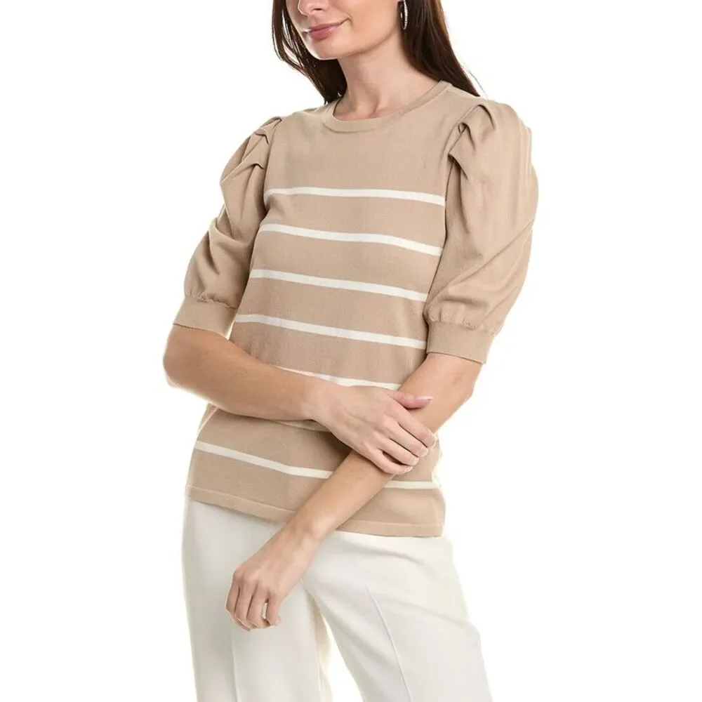 Anne Klein Puff Sleeve Sweater